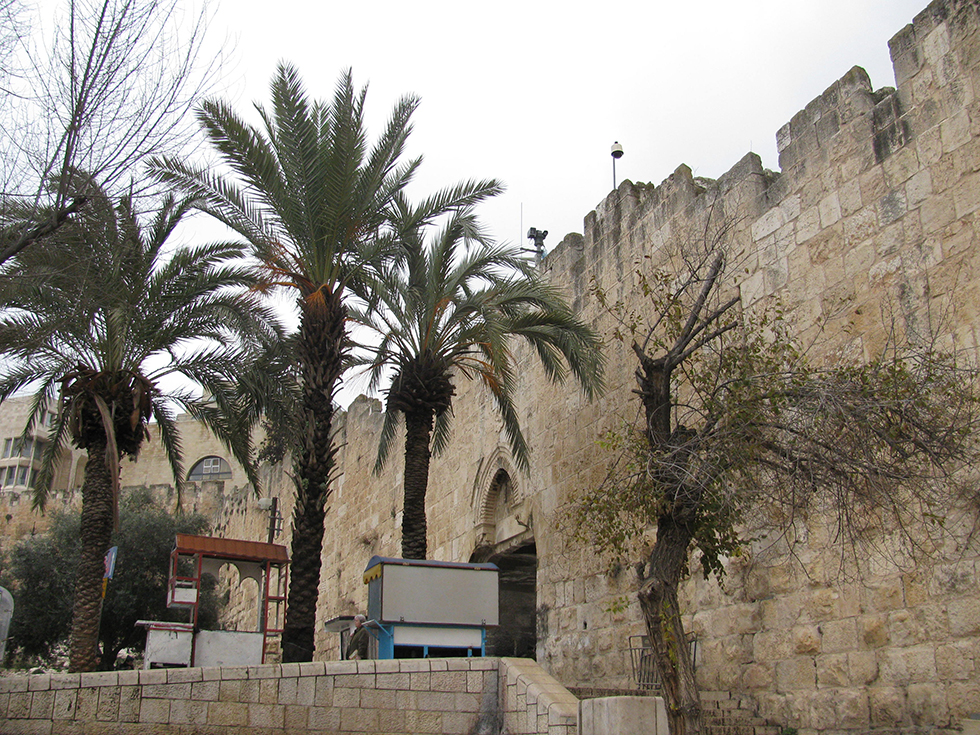 The “Dung Gate” of the Old City of Jerusalem