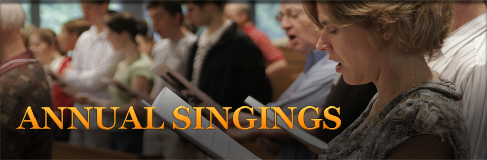 Annual Singing of the Olsen Park church of Christ.